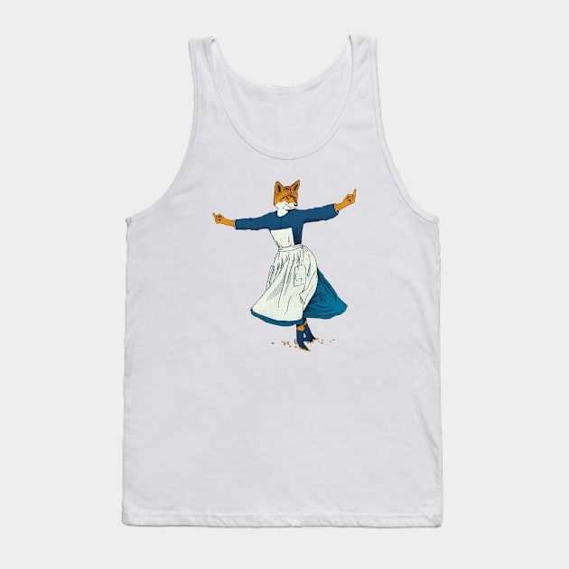 Look At All The Fox I Give - II Tank Top by Gintron